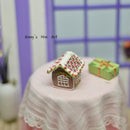 1:12 Dollhouse Miniature Gingerbread House-Diamond Iced Roof BD K2806