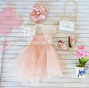 Outfit with Flower Head Band for Blythe MJ A93-1