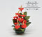 1:12 Dollhouse Miniature Red Anthurium in Planter BD A1090