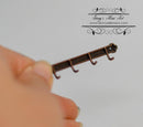 1:12 Dollhouse Miniature Coat Rack / Hanging Hooks C33