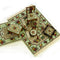 1:12 Dollhouse Needlepoint Rectangular Stool Kit, Alice (Green) JGD 1108