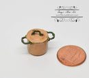1:12 Dollhouse Miniature Pot with Lid/Miniature Cookware AZ AN1352GD