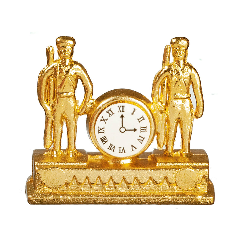 1:12 Dollhouse Miniature Soldier Clock AZ B0417