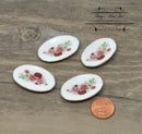 1:12 Flower Plate 4PC/ Miniature Cookware B101-B