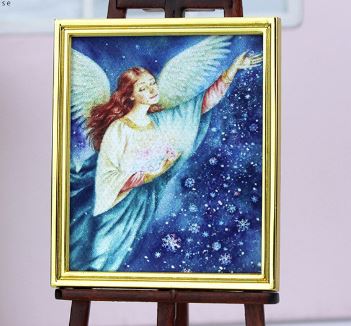 1:12 Miniature Angel Painting Mini Picture/Miniature Photo D120-A3