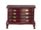 1:12 Chest 4 Drawer - Mahogany Furniture AZ CL10004