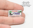 1:12 Dollhouse Miniature Maine License Plate BD L121