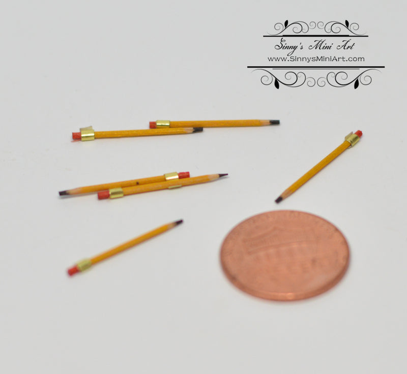 1:12 Dollhouse Miniature Pencil Set / Miniature School AZ  IM65648