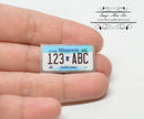1:12 Dollhouse Miniature Minnesota License Plate BD L123
