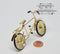 1:12 Dollhouse Miniature Gold Bicycle / Miniature Toy AZ B0192