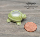 1:12 Dollhouse Miniature Ceramic Turtle Planter BD B289