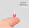 1:12 Dollhouse Miniature Nail Varnish Hot Pink DMUK HD31