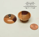 1:12 Hand Turned Wood Turning Bowl 14Y-F