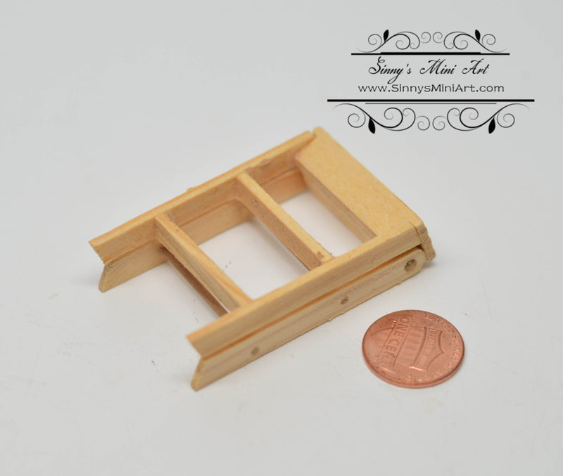 1:12 Dollhouse Miniature Folding Stepladder AZ T8443