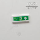 1:12 Dollhouse Miniature Fire Exit Sign DMUK M171