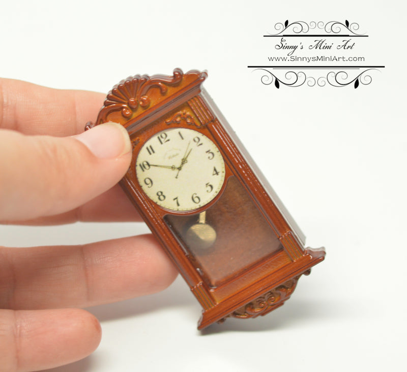 1:12 Dollhouse Miniature Wall Clock A161
