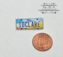 BO 1:12 Dollhouse Miniature All American Ohio License Plate BD L135