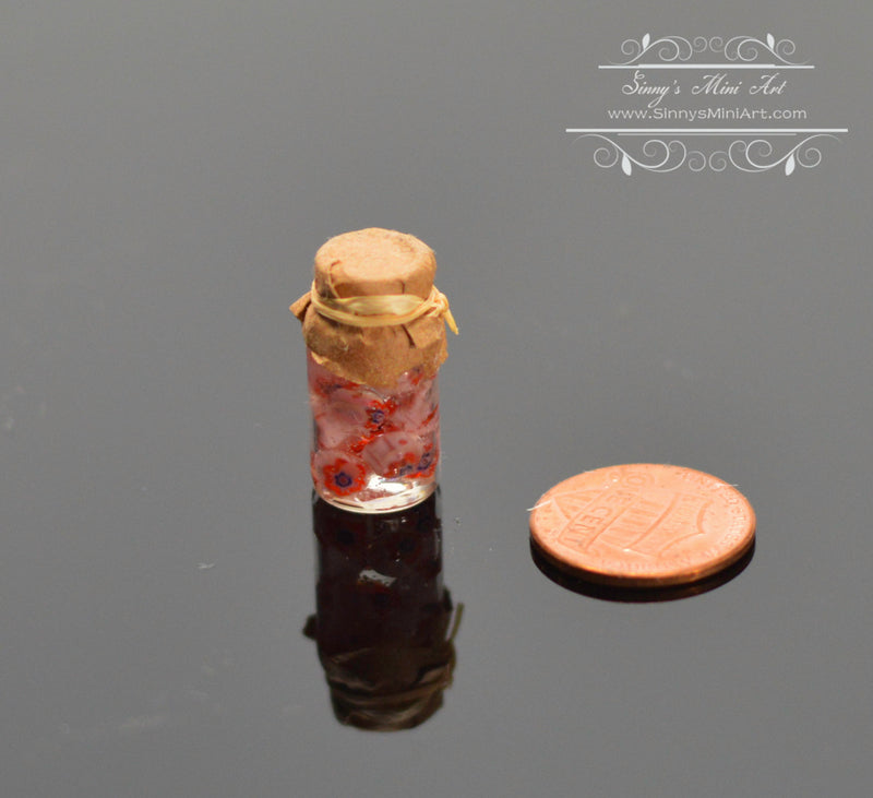 1:12 Dollhouse Miniature Eyes in the Bottle Halloween 10Y