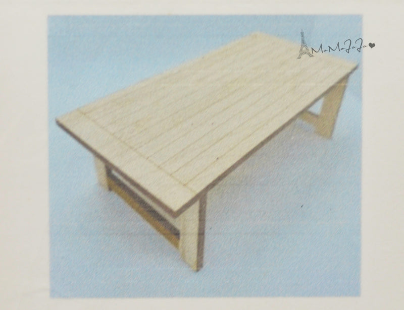 1:12 Dollhouse Miniature Cape May Dining Table/Maple AAM TB003ZM