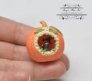 1:12 Dollhouse Miniature Panorama Pumpkin With Scene Halloween BD K2856