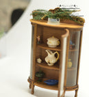 1:12 Dollhouse Miniature Cabinet with DecorTGADM B008