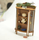 1:12 Dollhouse Miniature Cabinet with DecorTGADM B008