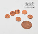 1:12 Dollhouse Miniature Grilled Patties, Set of 6 / Miniature Meat BD K3007