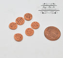 1:12 Dollhouse Miniature Grilled Patties, Set of 6 / Miniature Meat BD K3007