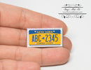 1:12 Dollhouse Miniature New York License Plate BD L134