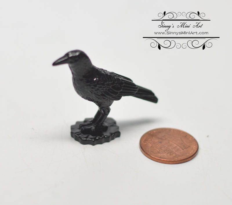 1:12 Dollhouse Miniature Crow-Standing BD MF032