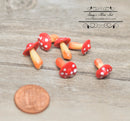 1:12 Dollhouse Miniature Mushroom 6 PC BD E3301