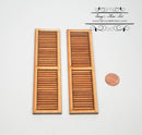 Clearance Sale 1:12 Dollhouse Miniature Working Louvers Shutters AM 2012