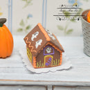 1:12 Dollhouse Miniature Gingerbread House-Halloween "RIP" BD K2809