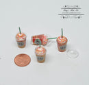1:12 Dollhouse Miniature Cup of Strawberry Frappuccino/ Doll Miniature Drink HMN 1413