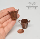 1: 12 Dollhouse Miniature Small Rust Bucket/Miniature Bucket AZ EIWF580