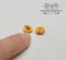 1:12 Dollhouse Miniature Peach Halves (set of 2) BD P091