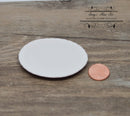 1:12 Miniature Ceramic Oval White Platter B85-1