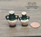 1:12 Dollhouse Miniature Ceramic Urns (Set of 2) C51