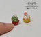 1:12 Dollhouse Miniature Christmas Cup Cakes BD K040