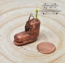 1:12 Dollhouse Miniature Boot Plant BD H026