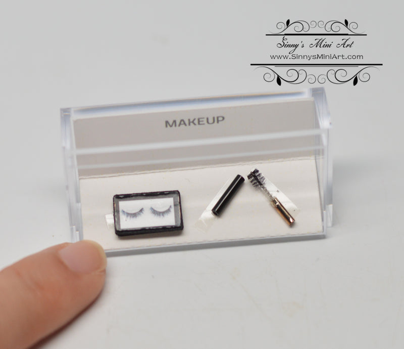 1:12 Dollhouse Miniature Makeup Cosmetic Lashes and Mascara IBM MIS0086