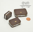 1:12 Dollhouse Suitcases/ Set/3 AZ G8204