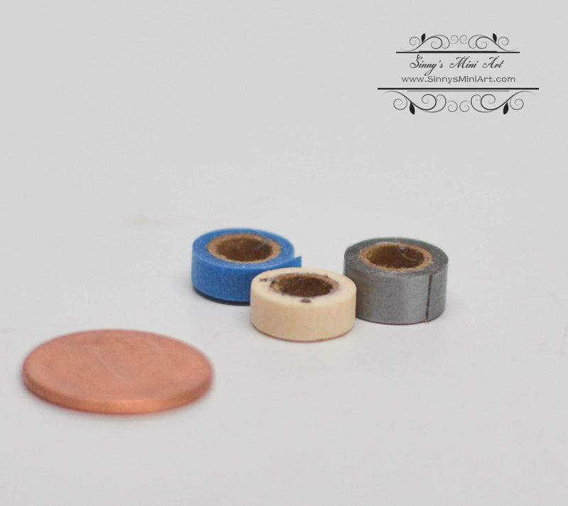 1:12 Dollhouse Miniature Masking Tape Set/ Miniature Masking Tape 56113
