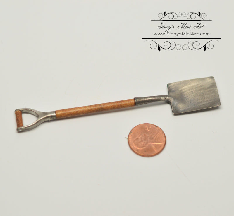 1:12 Dollhouse Miniature Short Spade Antique MWC 508-B