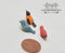 1:12 Dollhouse Miniature Song Birds Set of 3 AZ D1617