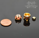 1:12 Dollhouse Miniature Imperial Jeweled Egg- Pink BD J012