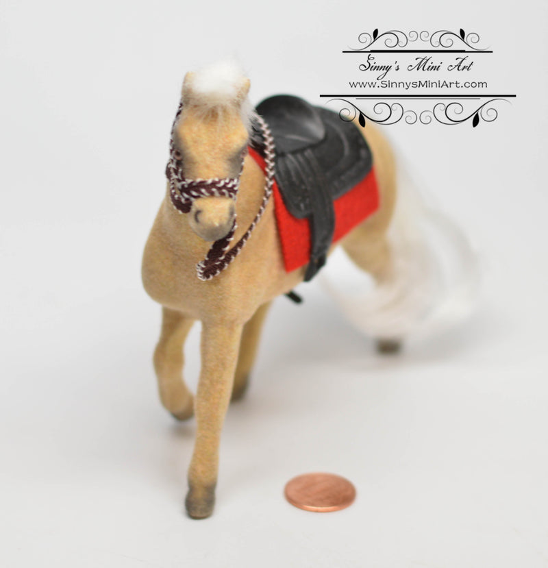 1:12 Dollhouse Miniature Horse Miniature Pet Animal E6