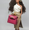 Purplish Red1:6 Miniature Doll Handbag/ Doll Purse Miniature luxury Bag MJ C76-A