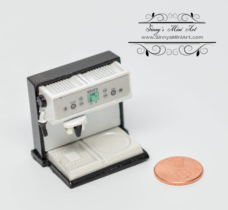 1:12 Dollhouse Miniature Espresso Coffee Machine Barista Machine B23