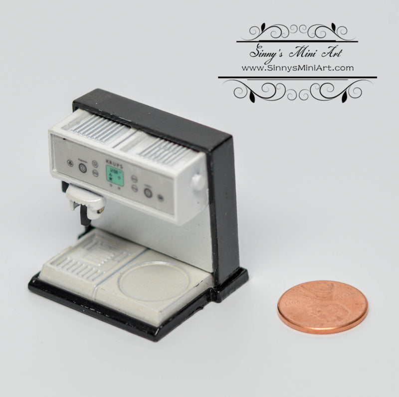 1:12 Dollhouse Miniature Espresso Coffee Machine Barista Machine B23